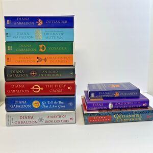 Diana Gabaldon Outlander Series Lot (11) Signed 1st Ed + Extras